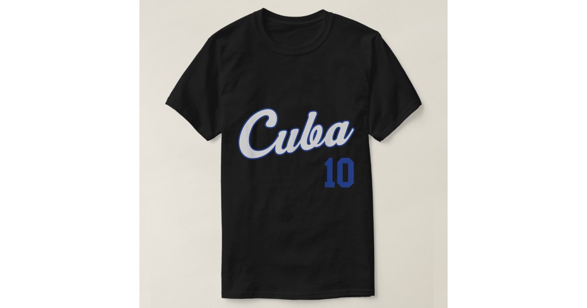Cuba Baseball Remera Beisbol Cuban Jersey 10 T-Shirt