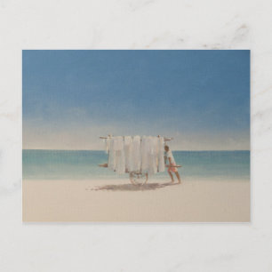 Cuba Beach Seller 2010 Postcard