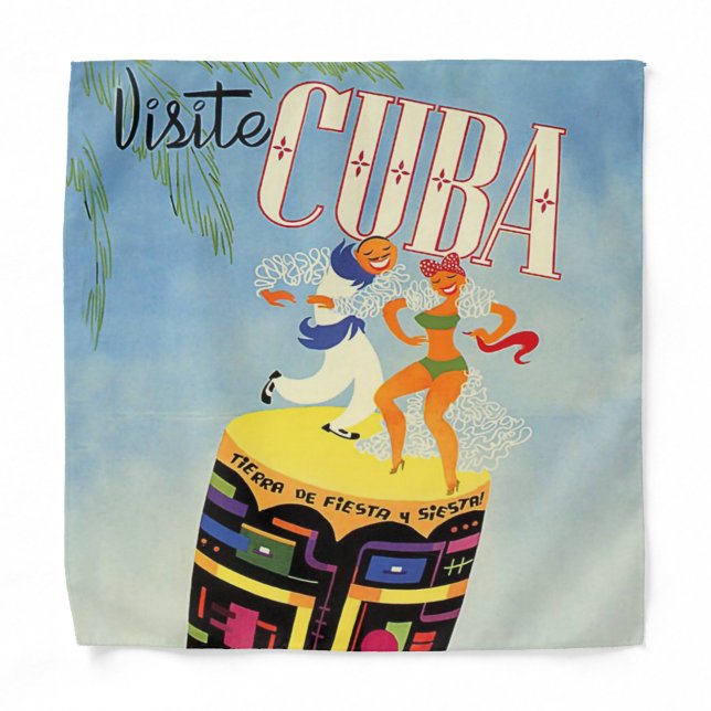 Cuba Blanket Bandana (Front)
