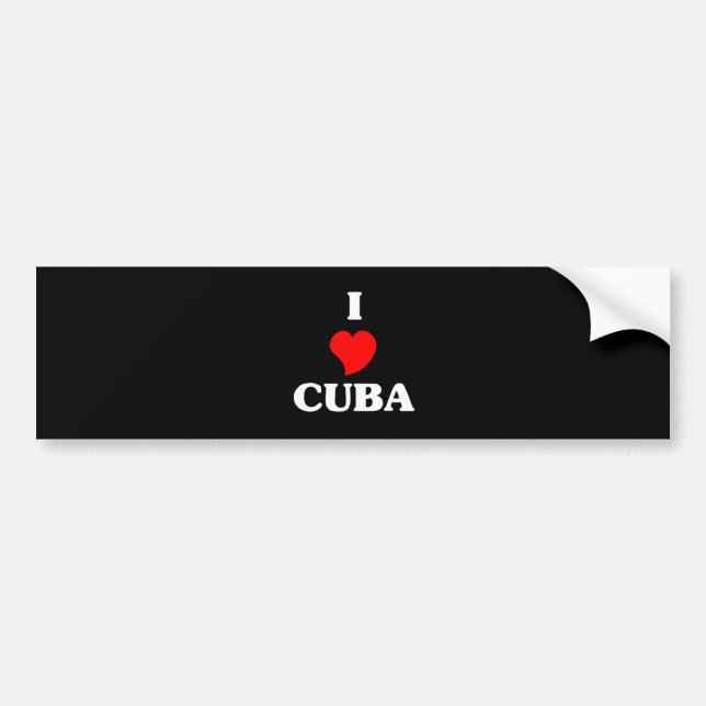 CUBA BUMPER STICKER (Front)