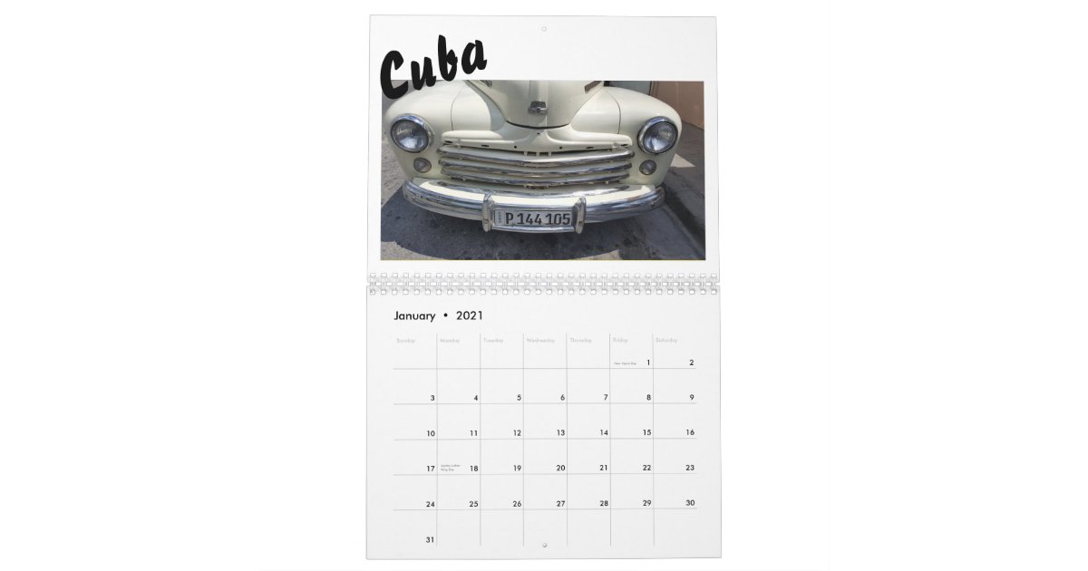Cuba Calendar | Zazzle.com
