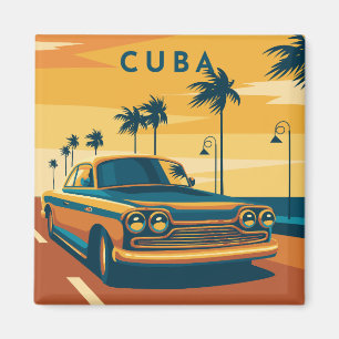 Cuba Car Magnet