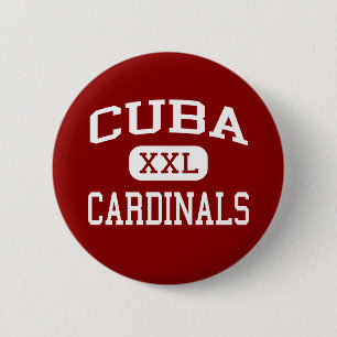 Cuba - Cardinals - Senior - Cuba Illinois Button