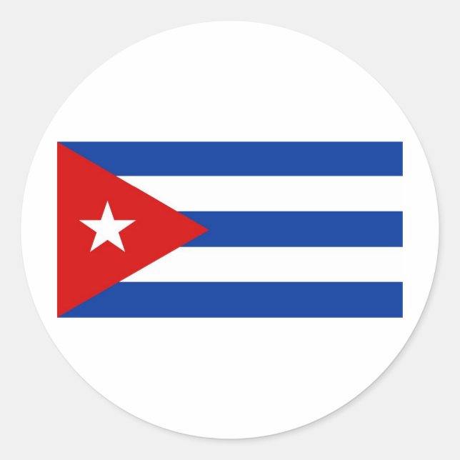 Cuba Classic Round Sticker (Front)