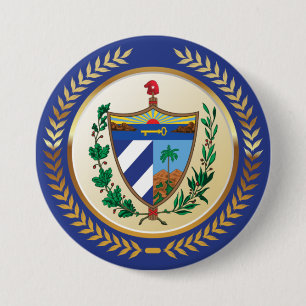 Cuba Coat of Arms Button