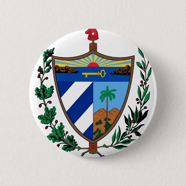 cuba coat of arms button (Front)