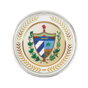 Cuba Coat of Arms Lapel Pin