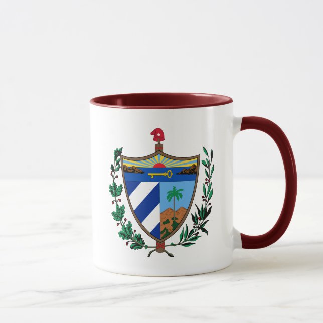 cuba coat of arms mug (Right)