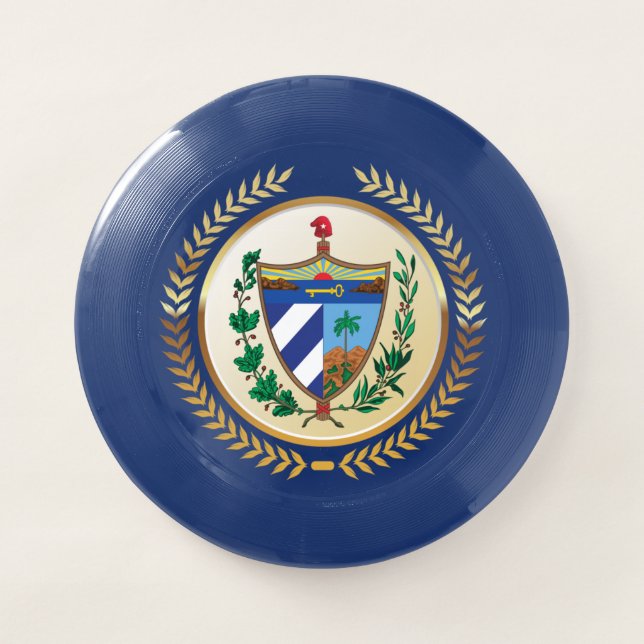 Cuba Coat of Arms Wham-O Frisbee (Front)