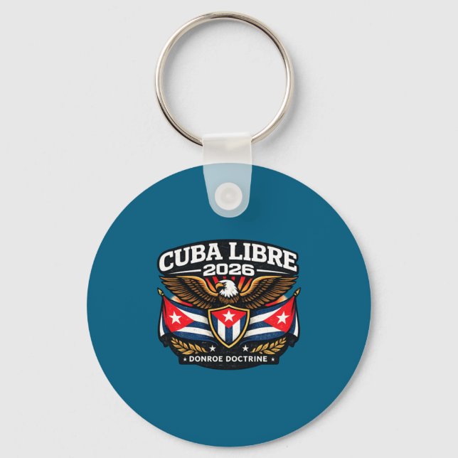 Cuba Cuba Libre Donroe Doctrine Keychain (Front)