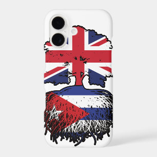 Cuba Cuban British UK Tree Roots Flag iPhone 17 Case