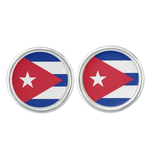 Cuba Cuban Flag Cufflinks