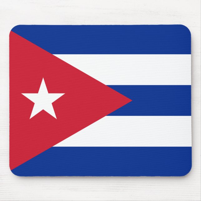Cuba (Cuban) Flag Mouse Pad (Front)
