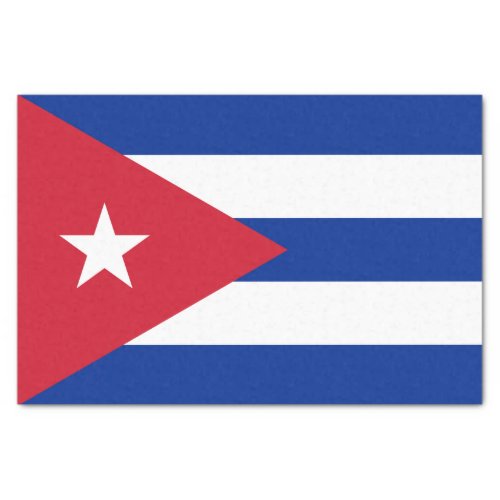 Cuba  Cuban Flag tissue paper fashion decor