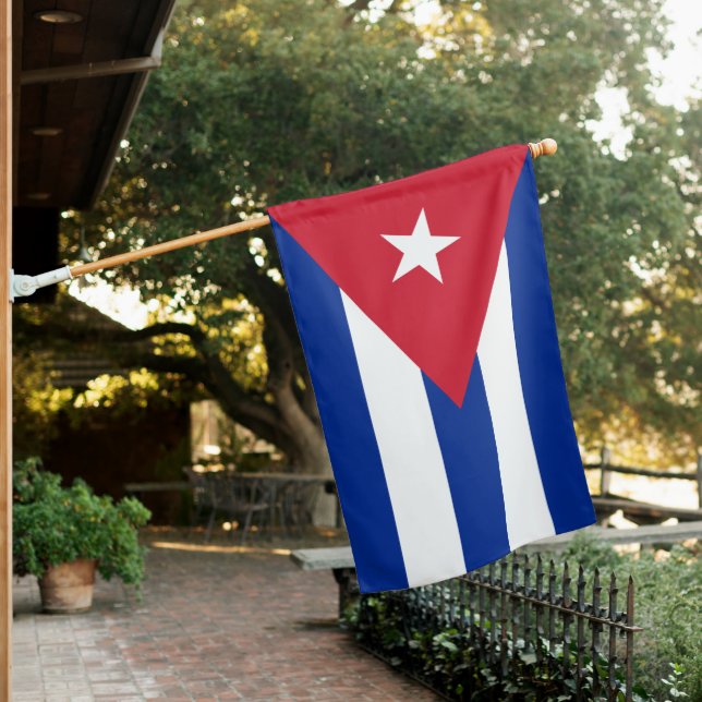 Cuba (Cuban) House Flag (In SItu)
