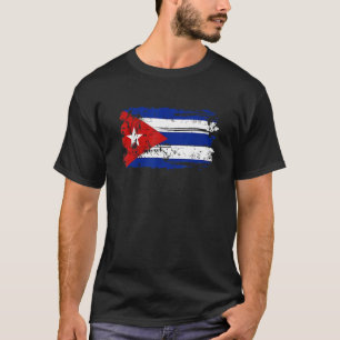 Cuba cuban maps cuba flag for women and men T-Shirt
