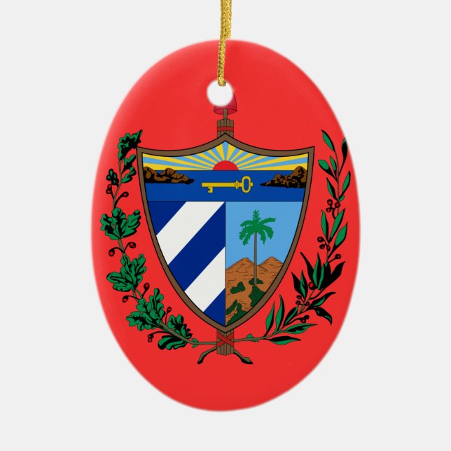 CUBA - Custom Christmas Ornament (Front)