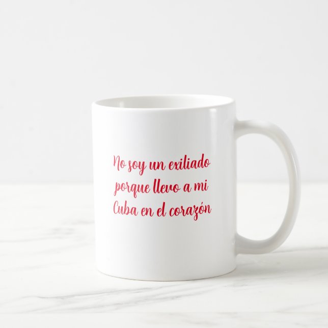 Cuba en mi corazon coffee mug (Right)