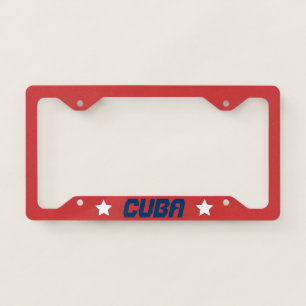 Cuba Exclusive License Plate Frame