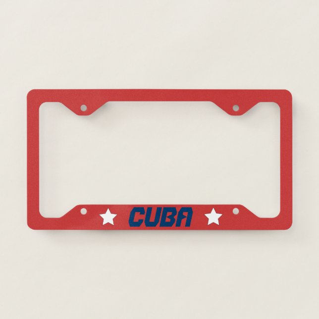 Cuba Exclusive License Plate Frame (Front)
