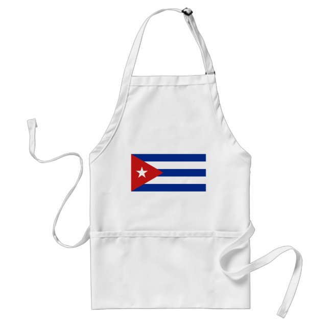 Cuba Flag Adult Apron (Front)
