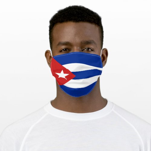 Cuba Flag Adult Cloth Face Mask