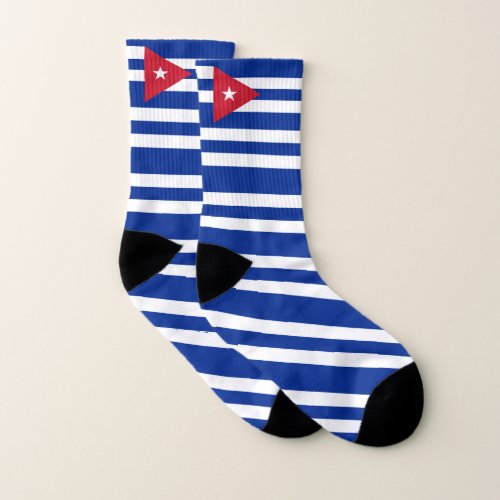 Cuba flag All_Over_Print Socks