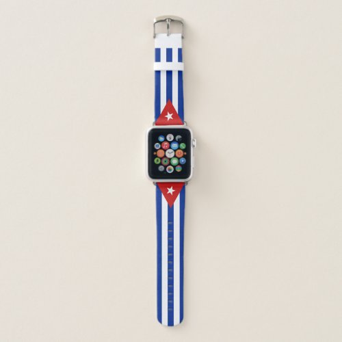 Cuba Flag Apple Watch Band