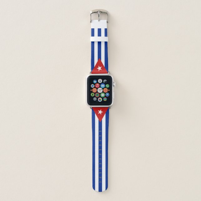 Cuba Flag Apple Watch Band (Front)