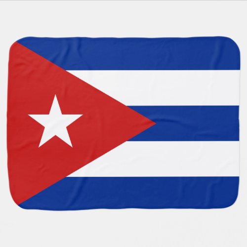 Cuba Flag Baby Blanket