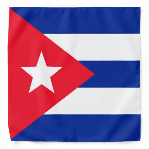 Cuba flag bandana