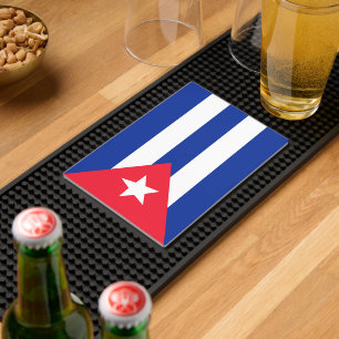 Cuba flag bar mat 