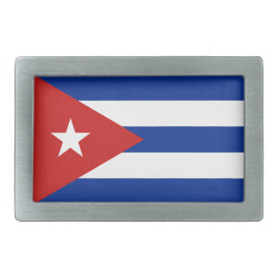 Cuba Flag Belt Buckle