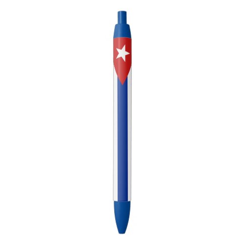 Cuba Flag Black Ink Pen