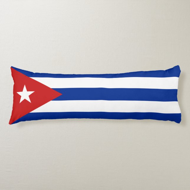 Cuba Flag Body Pillow (Front)