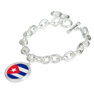 Cuba flag bracelet