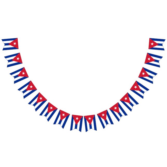 Cuba flag bunting banner (All)