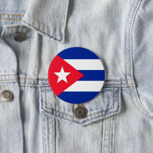 Cuba flag button
