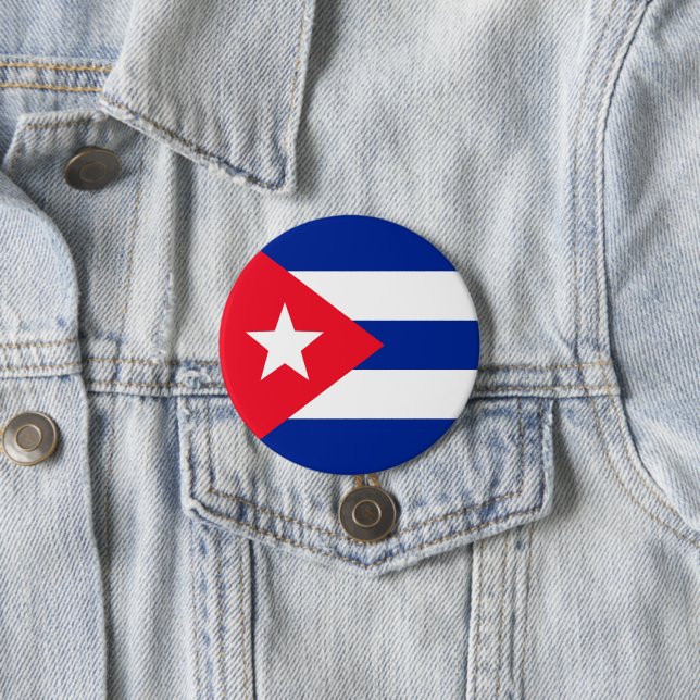 Cuba flag button (In Situ)