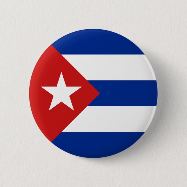 Cuba Flag Button (Front)