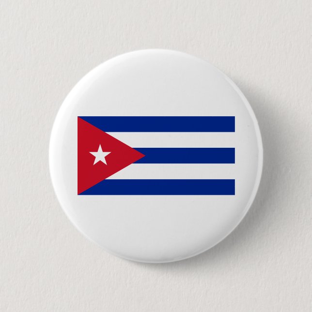 Cuba Flag Button (Front)