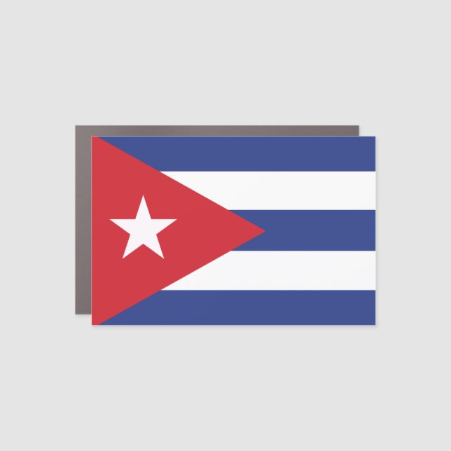 Cuba Flag Car Magnet (Front)