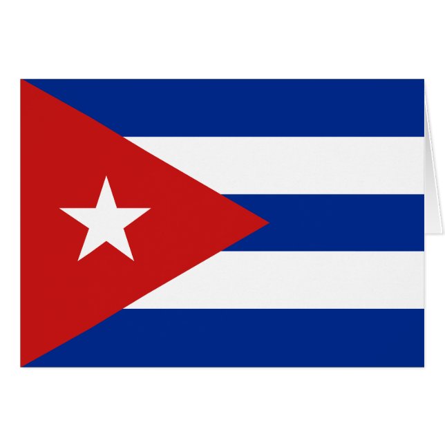 Cuba Flag Cards (Front Horizontal)