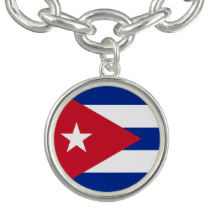Cuba flag Charm Bracelet