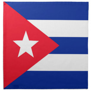 Cuba flag cloth napkin