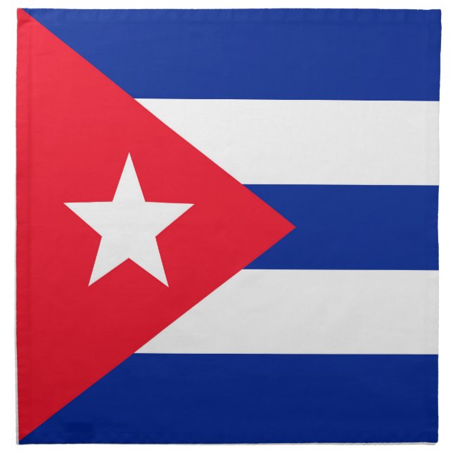Cuba flag cloth napkin (Front)
