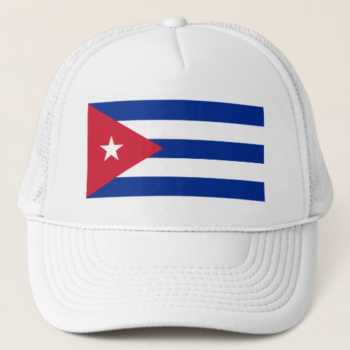Cuba Flag CU Trucker Hat
