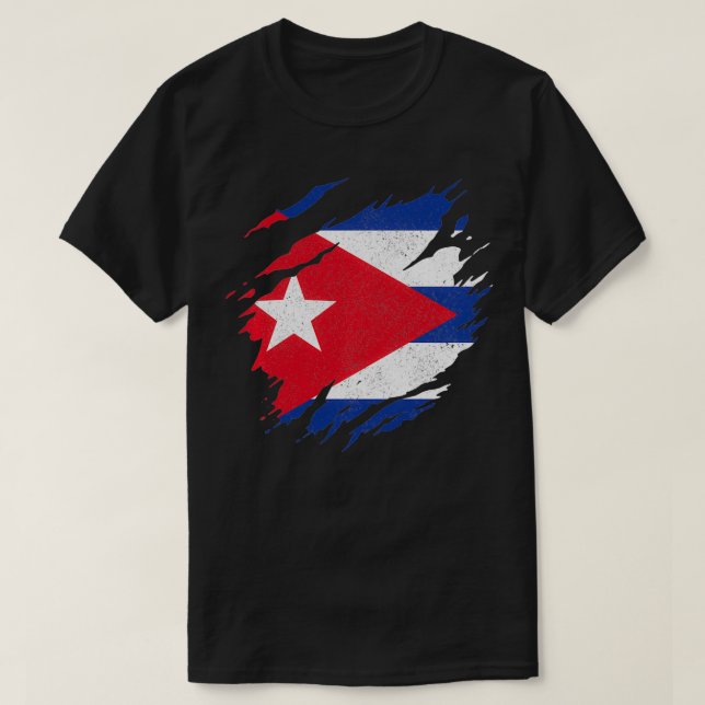 Cuba Flag Cuban Pride Vintage Cuba Pullover  (Design Front)