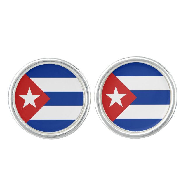 Cuba Flag Cufflinks (Front)