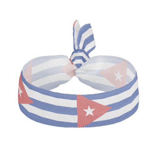Cuba Flag Elastic Hair Tie